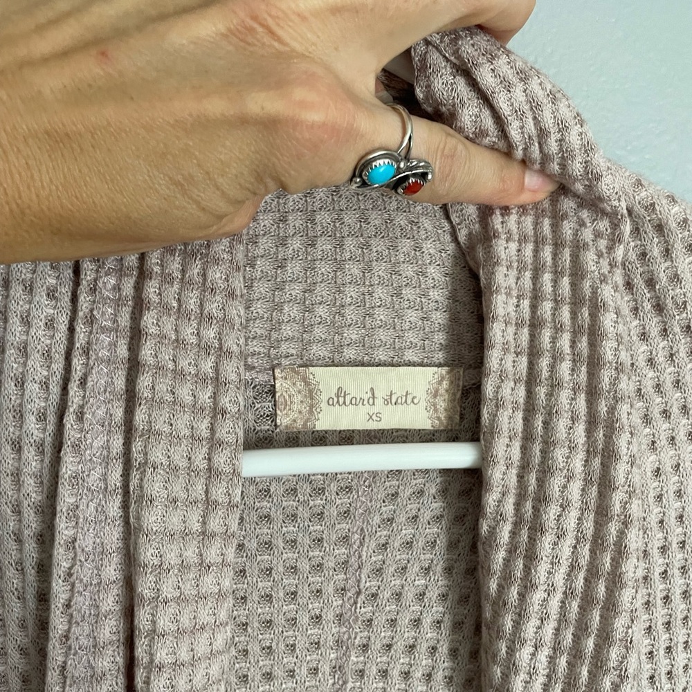 Altar’d State blush-colored duster.  Never worn.